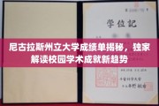 尼古拉斯州立大学成绩单背后的学术风采，解码校园成绩新动向