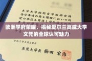 爱尔兰高威大学，全球认可的学术明珠，探索其欧洲教育荣耀之路