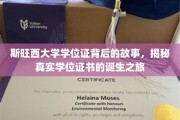 斯旺西大学学位证背后的传奇，探寻学位证书诞生的秘密旅程