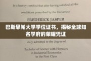 解锁巴斯思帕大学学位证书，全球顶尖学府的尊贵印记
