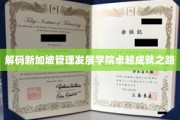解码新学院传奇，新加坡管理发展学院的成功秘诀