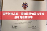 解码剑桥风华，揭秘坎特伯雷大学成绩单的传奇背后