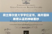 荷兰蒂尔堡大学学位证书，揭开国际教育认证的神秘面纱