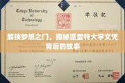 揭开温盖特大学文凭的传奇面纱，一场关于梦想与成就的探索之旅