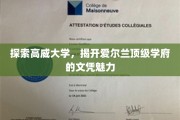 爱尔兰教育之光，高威大学文凭背后的独特魅力