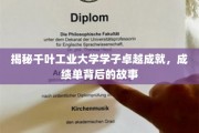 千叶工业大学骄子风采，揭秘学子非凡成就背后的真实历程