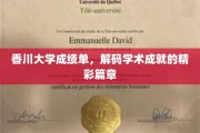 香川大学成绩单，解码学术成就的精彩篇章