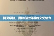 阿贝学院，解码名校文凭的非凡吸引力