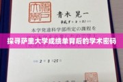 解码萨里大学成绩单，揭秘学术成就的神秘面纱