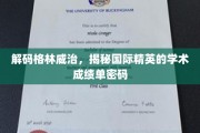 解锁格林威治传奇，揭秘世界精英的学术实力秘籍