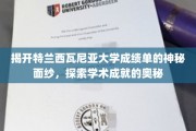 解码特兰西瓦尼亚大学成绩单，揭秘学术卓越的神秘密码