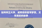 解码加州州立大学，揭开留学生梦校的文凭奥秘之旅