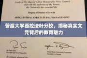 探索普渡大学西拉法叶分校，文凭背后隐藏的教育风采