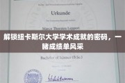 揭开纽卡斯尔大学卓越成就的神秘面纱