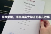 校园传奇，揭秘高校证书背后的不凡之旅