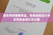 跨越国界，布莱德福德大学文凭的国际通行证