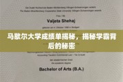 揭开马歇尔大学学霸背后的高分秘诀