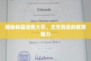 探寻韩国湖南大学，文凭背后的独特教育风采