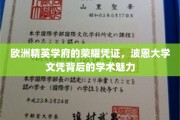 波恩大学文凭，探寻欧洲精英学府的学术辉煌密码