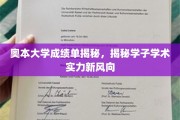 奥本大学成绩单背后的学术实力全景解析