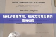 解锁沙顿商学院，国际文凭的非凡价值与无限可能