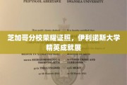 伊利诺斯大学芝加哥分校，学子荣耀，精英成就璀璨展翅