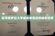 揭开奥罗拉大学成绩单的神秘面纱，揭秘学术成长的秘密花园