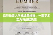 探寻坎特伯雷大学卓越成就，成绩单背后的学术风采揭秘