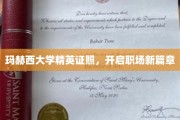 玛赫西大学精英证照，助你职场飞跃新境界