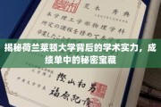 荷兰莱顿大学，揭秘顶尖学术背后的神秘力量