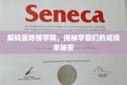 曼哈顿学院学霸档案，揭秘高分背后的神秘力量