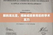 龙比亚实力解析，透视成绩单背后的学术奥秘
