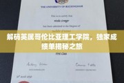 探秘英属哥伦比亚理工学院，揭秘非凡成就背后的秘密