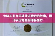 揭秘大阪工业大学毕业证背后的传奇与奥秘