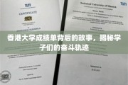 解码港大成绩单，学子奋斗之路的幕后传奇