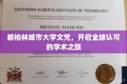 跨越国界，都柏林城市大学文凭引领国际学术新篇章