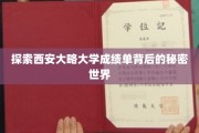 揭开西安大略大学成绩单的神秘面纱