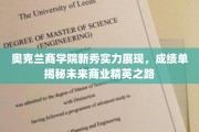奥克兰商学院新锐崛起，揭秘未来商业领袖的成长轨迹